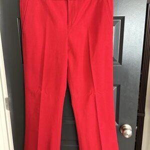 Banana Republic 12L Red Bootcut slacks